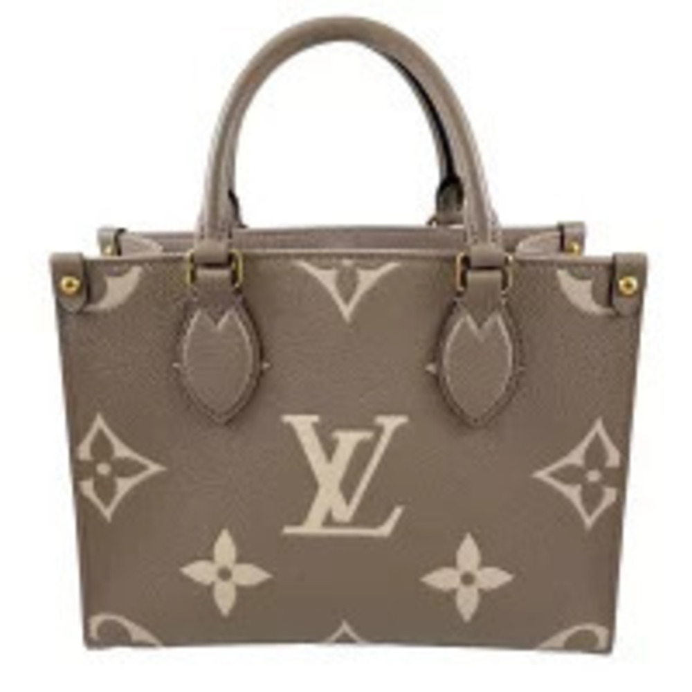 Louis Vuitton Empreinte Leather OnTheGo Shoulder Bag Handbag Tote Black